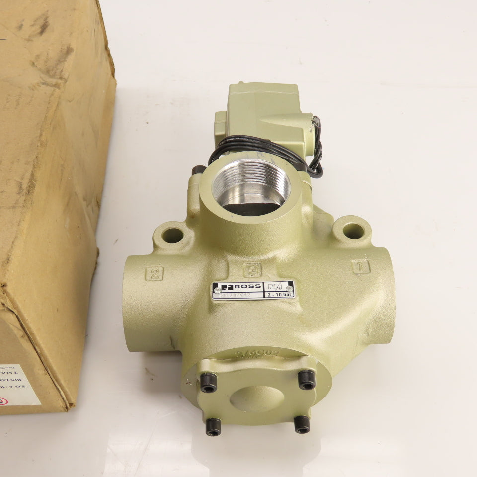ROSS 2173A7912C Pneumatic Directional Control Valve 125VDC 2-10 Bar 1-1/4" NPT