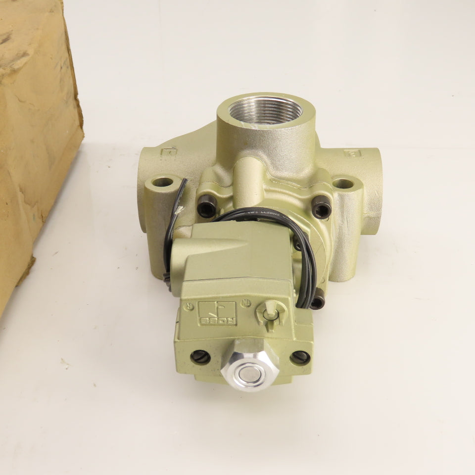 ROSS 2173A7912C Pneumatic Directional Control Valve 125VDC 2-10 Bar 1-1/4" NPT