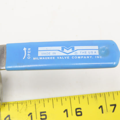 Milwaukee Valve 1/2" Stainless Steel Ball Valve CF8M 2000WOG