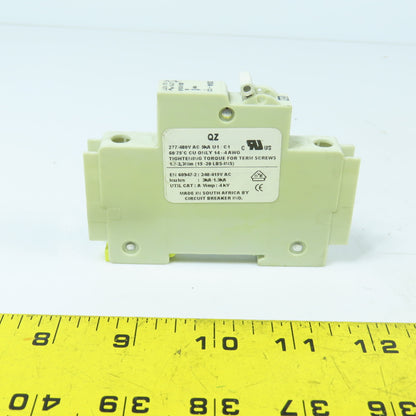 CBI QZ-1(13)-D Single Pole Circuit Breaker 277/480V 5kA C2 Trip Curve