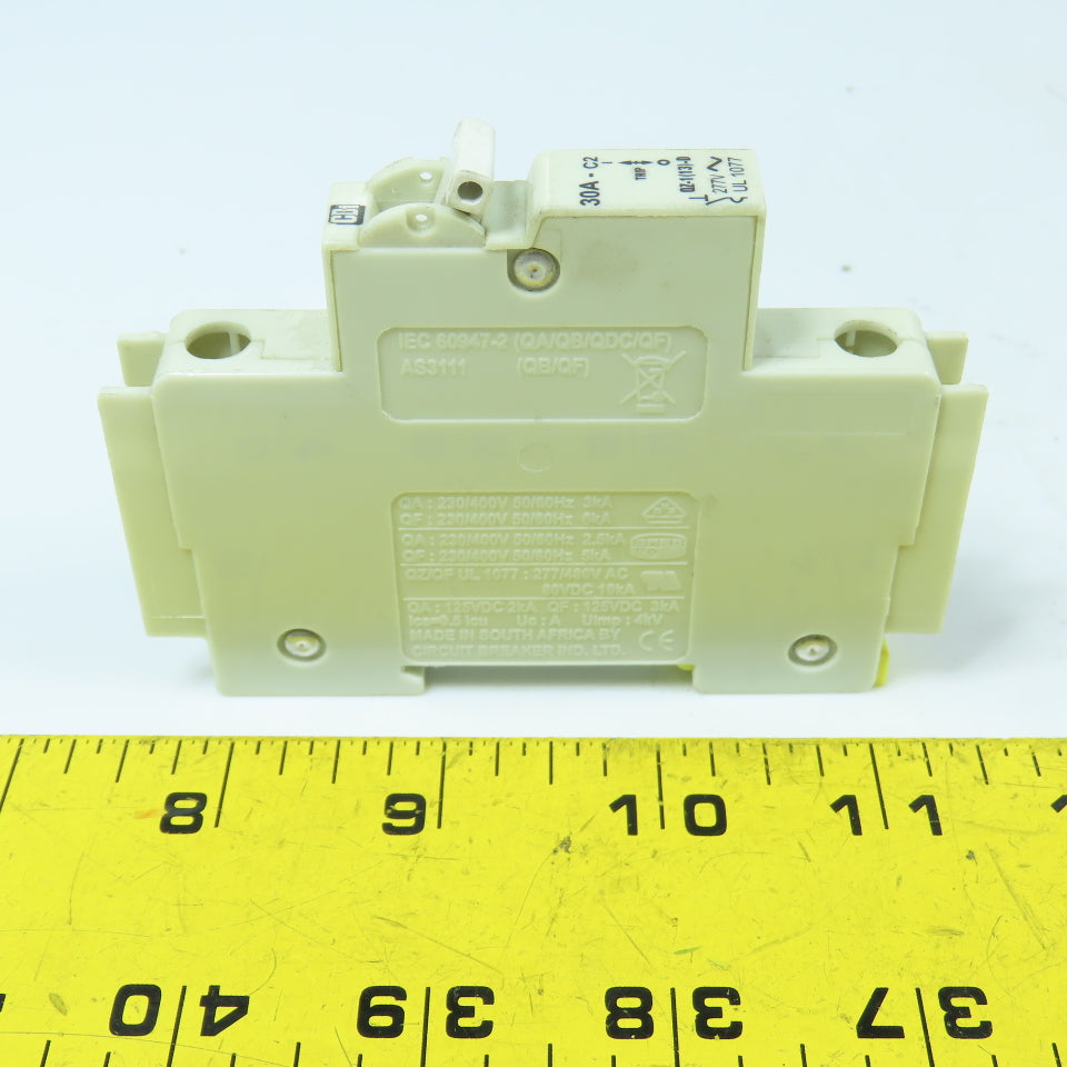CBI QZ-1(13)-D Single Pole Circuit Breaker 277/480V 5kA C2 Trip Curve