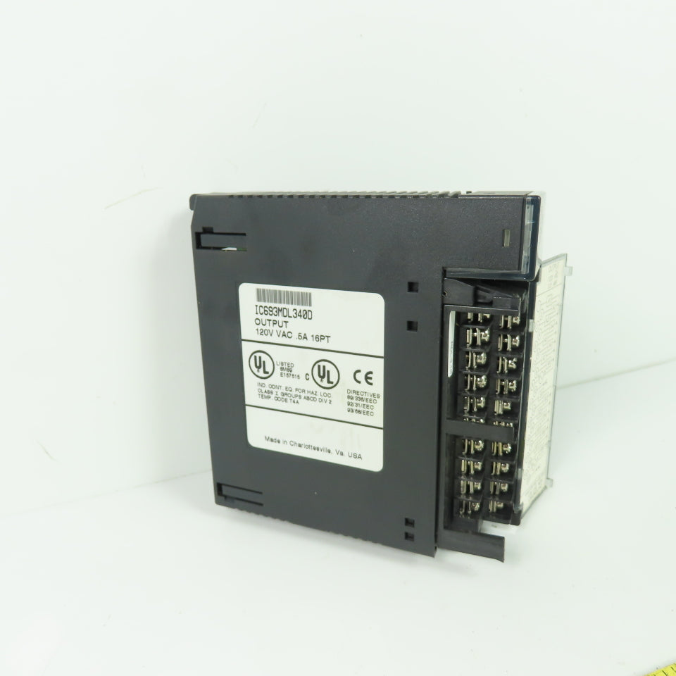 GE Fanuc IC693MDL340D Output Module 120VAC .5A 16PT