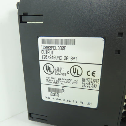 GE Fanuc IC693MDL330F Output Module 120/240VAC 2A 8PT