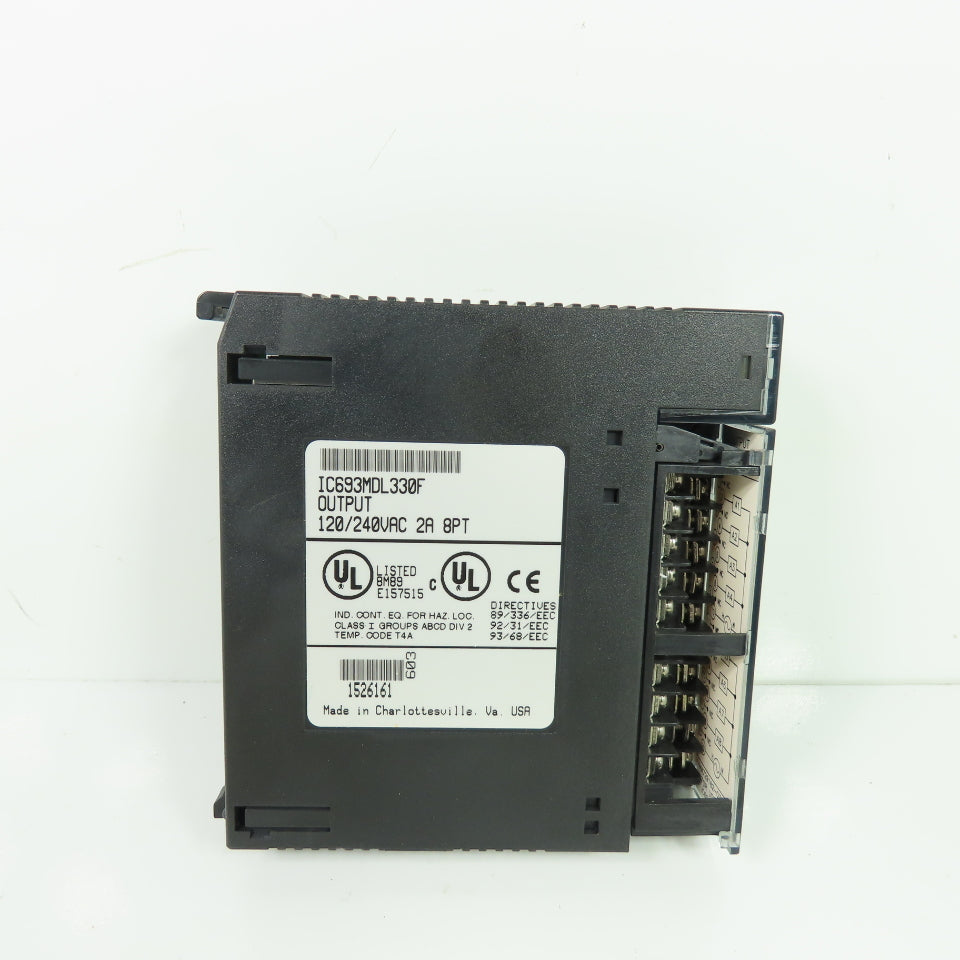 GE Fanuc IC693MDL330F Output Module 120/240VAC 2A 8PT