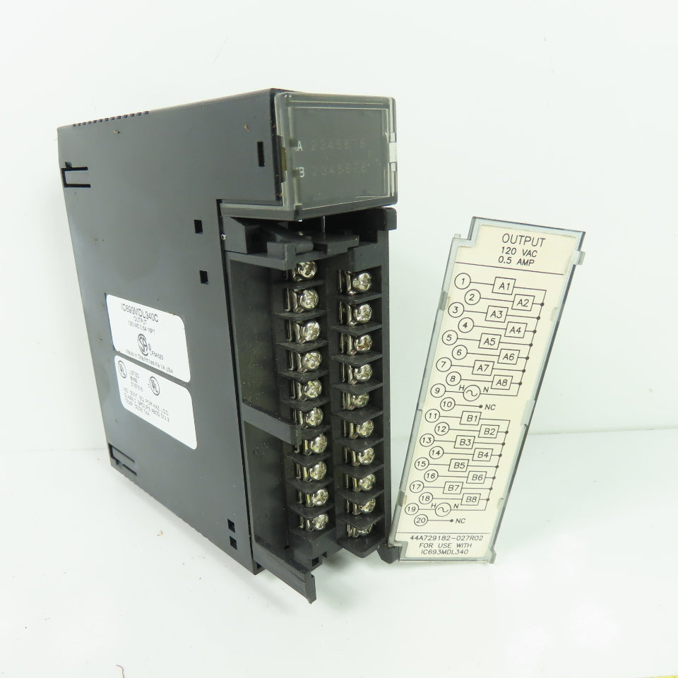 GE Fanuc IC693MDL340C Output Module 120VAC 0.5A 16PT
