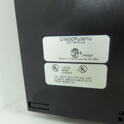 GE Fanuc IC693CPU331U CPU Module