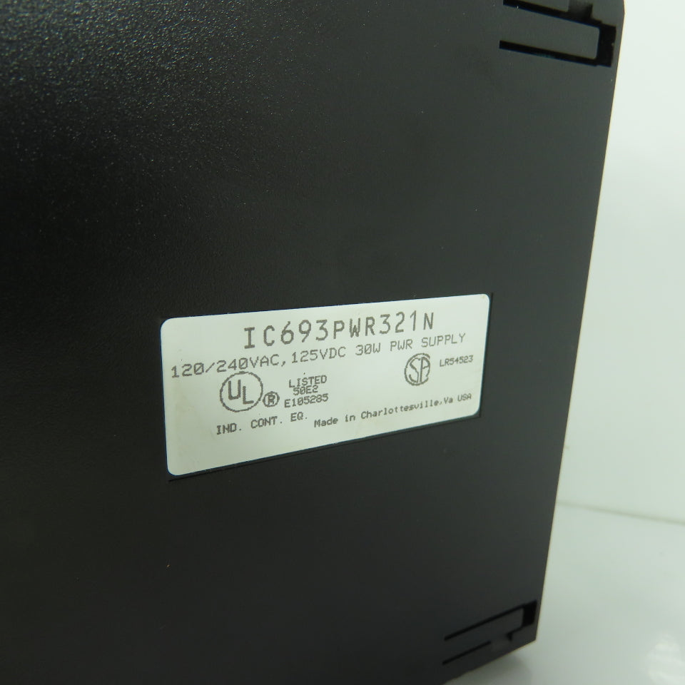 GE Fanuc IC693PWR321N Power Supply 120/240VAC 125VDC 30W