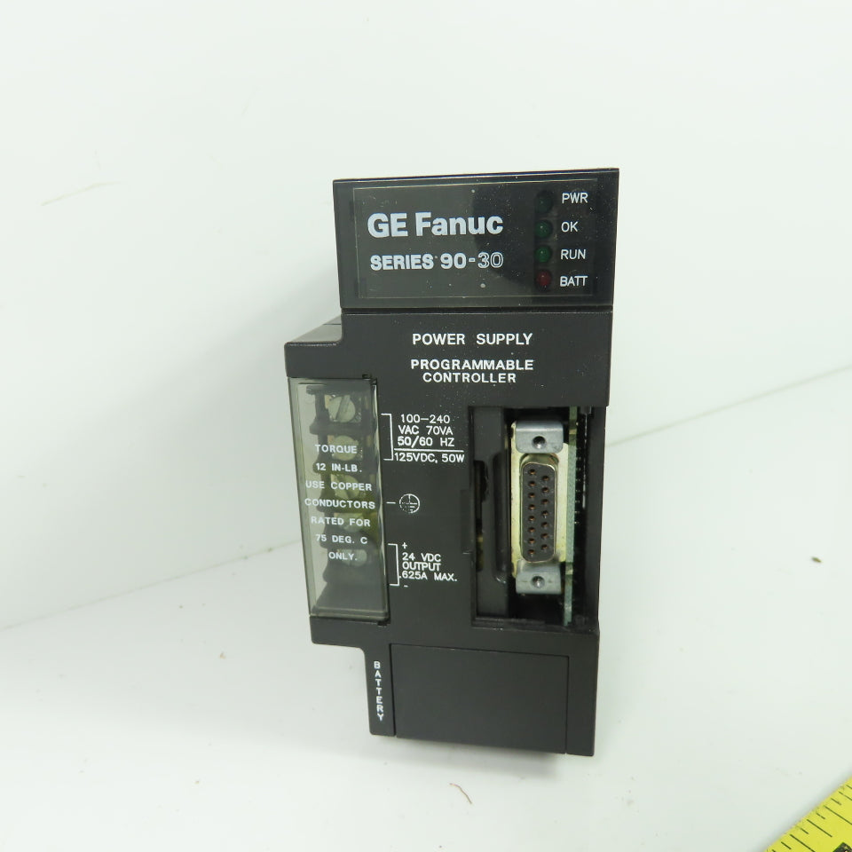 GE Fanuc IC693PWR321N Power Supply 120/240VAC 125VDC 30W