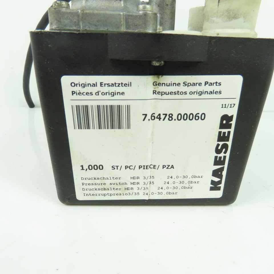 Kaeser 7.6478.00060 Pressure Switch 24-30Bar 690V