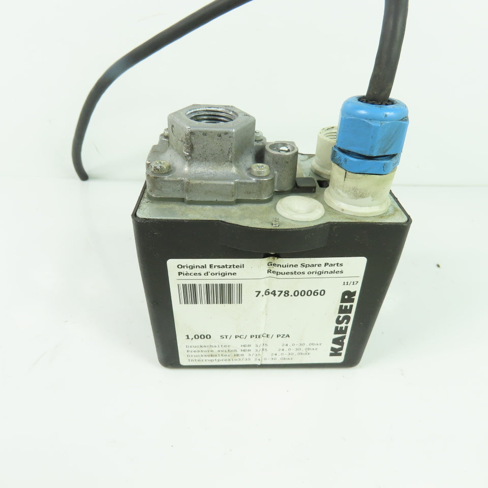 Kaeser 7.6478.00060 Pressure Switch 24-30Bar 690V
