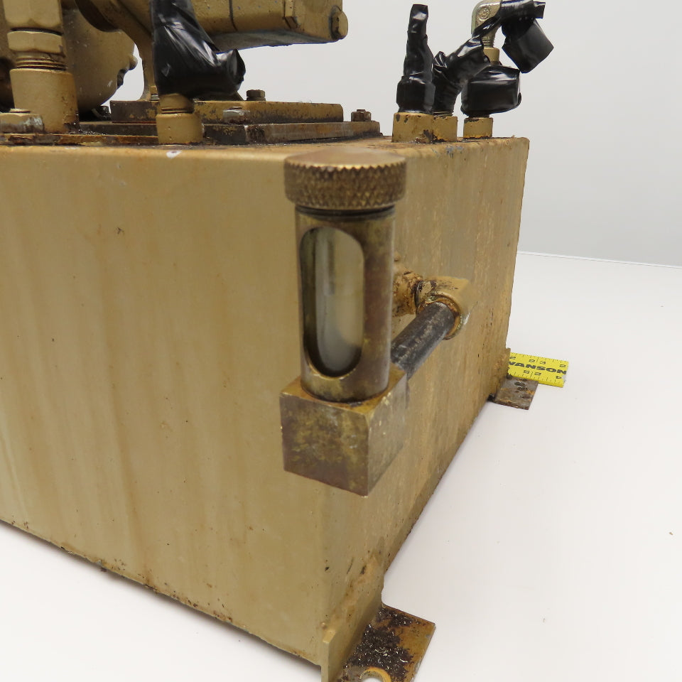 Vickers V10 1S1S 1C20 1Hp Hydraulic Power Unit 115/208-230V 1Ph 7 Gallon 3.6GPM