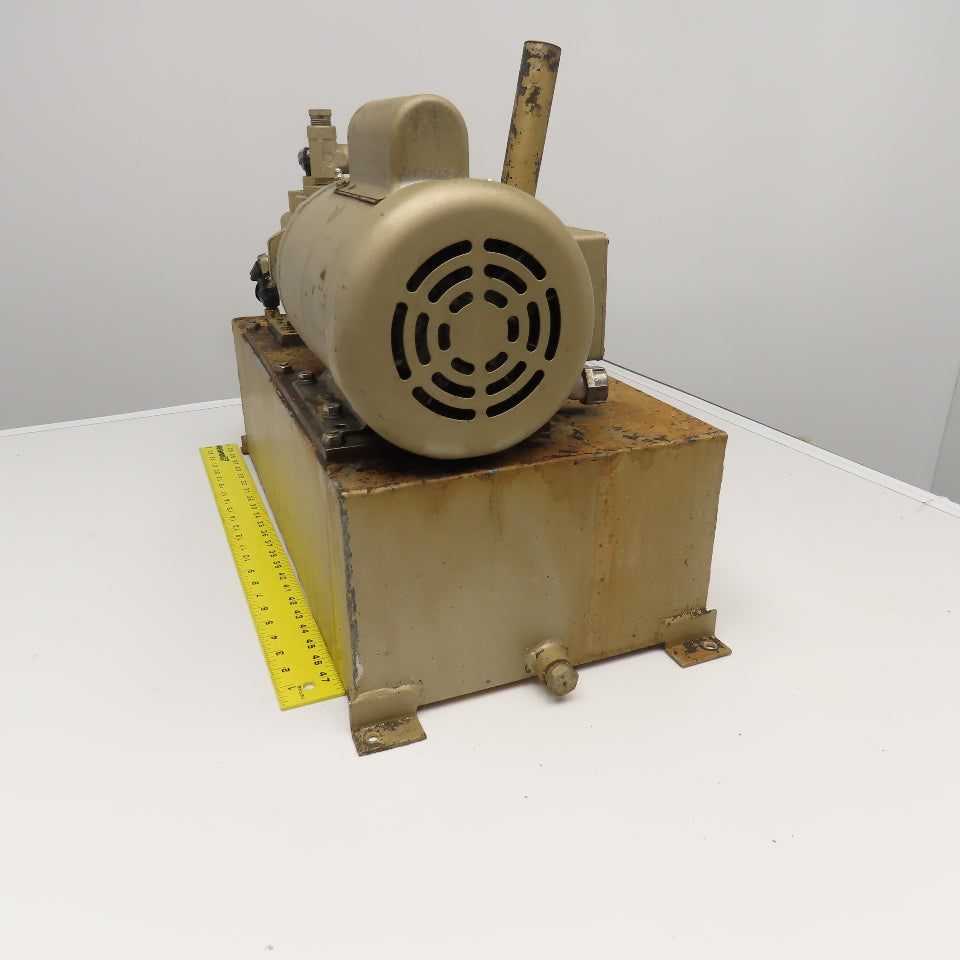 Vickers V10 1S1S 1C20 1Hp Hydraulic Power Unit 115/208-230V 1Ph 7 Gallon 3.6GPM