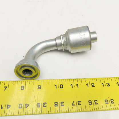 Gates 12G 12FL90M 3/4" (-12) ID Hose x 1-1/2" O-Ring Flange 90° Elbow