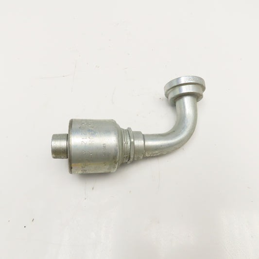 Gates 12G 12FL90M 3/4" (-12) ID Hose x 1-1/2" O-Ring Flange 90° Elbow