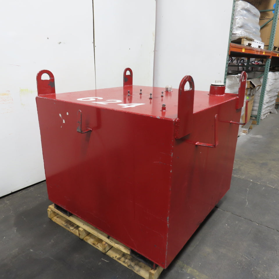 350 Gallon Single Wall Oil Fluid Shuttle Storage Reservoir Tank W/Fork Pockets