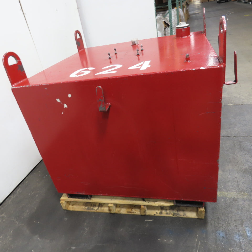 350 Gallon Single Wall Oil Fluid Shuttle Storage Reservoir Tank W/Fork Pockets