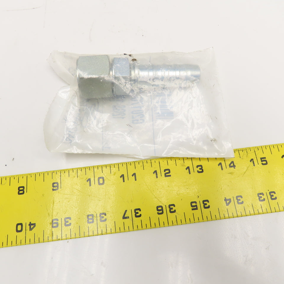 Gates 12GS-12JFX 3/4" (-12) ID Hose Barb x 3/4" JIC Female Swivel Fitting
