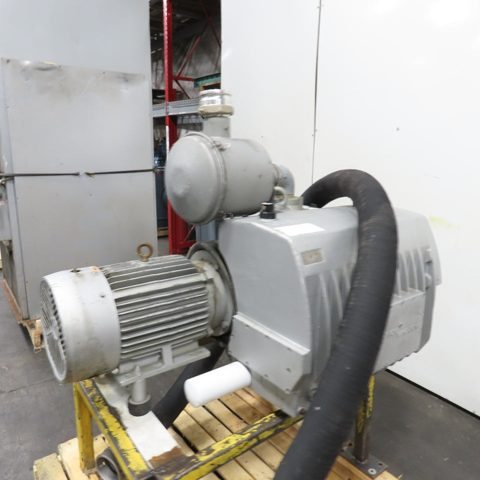 Busch 20HP Rotary Vane Vacuum Pump 3Ph 575V 20A Tested
