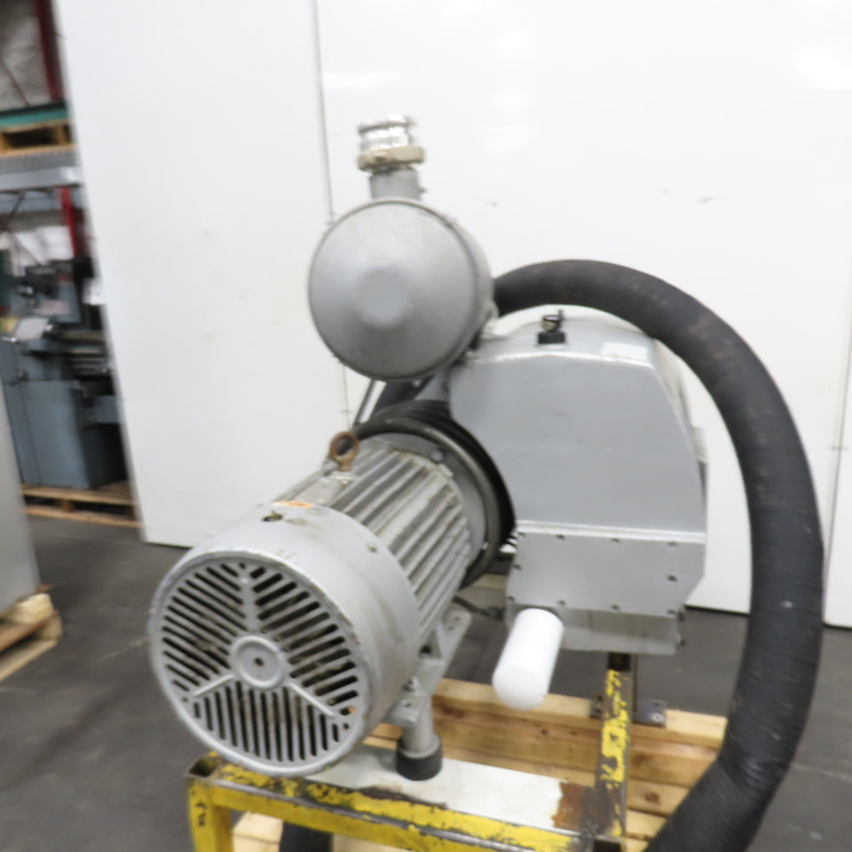 Busch 20HP Rotary Vane Vacuum Pump 3Ph 575V 20A Tested