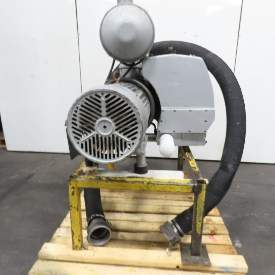 Busch 20HP Rotary Vane Vacuum Pump 3Ph 575V 20A Tested