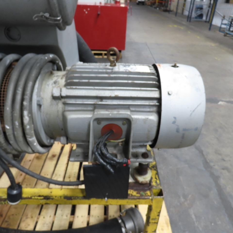 Busch 20HP Rotary Vane Vacuum Pump 3Ph 575V 20A Tested