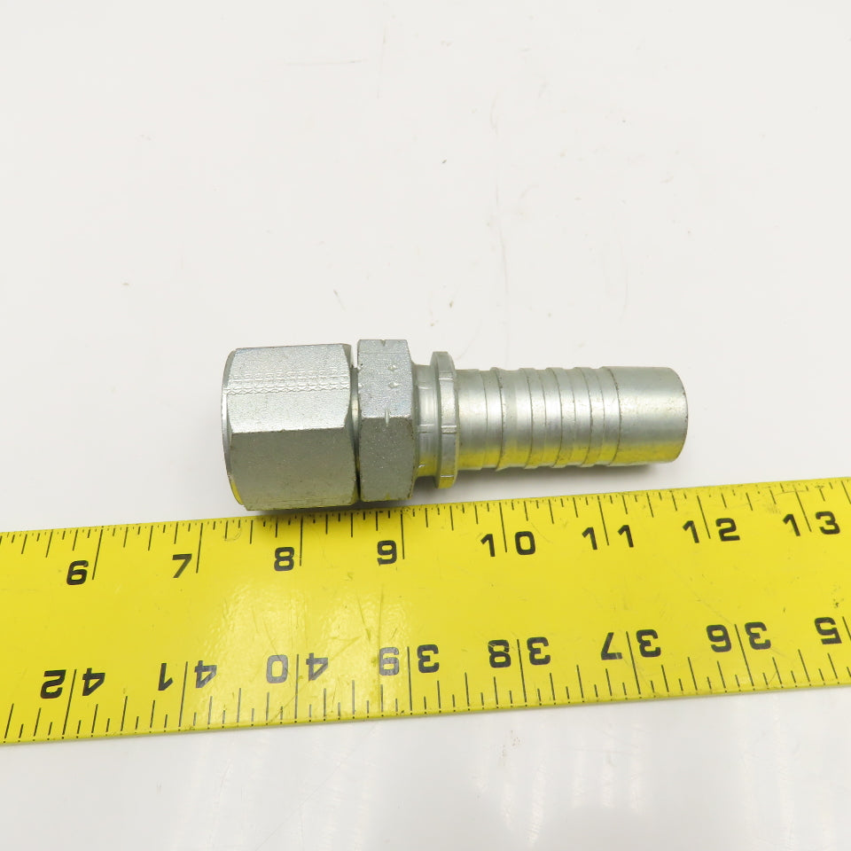 Gates 16PCS-16FJX 1" (-16) ID Hose Barb x 1" JIC Female Swivel Fitting