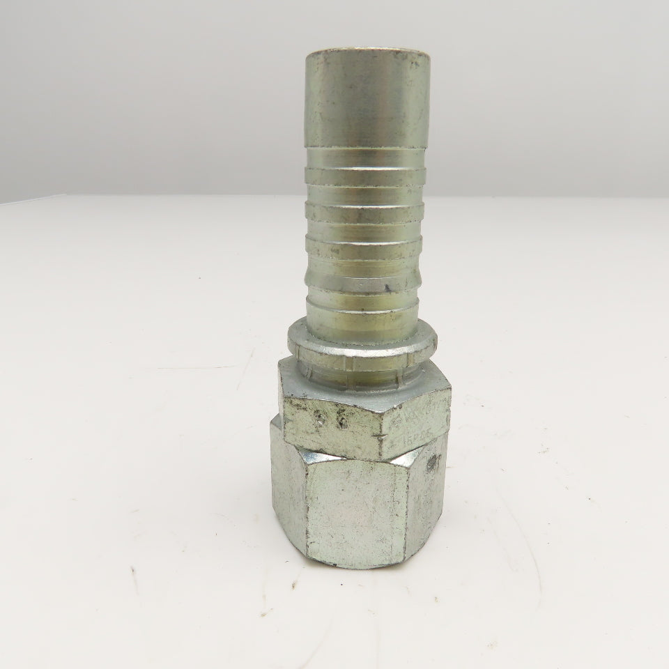 Gates 16PCS-16FJX 1" (-16) ID Hose Barb x 1" JIC Female Swivel Fitting