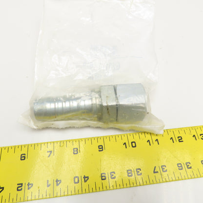 Gates 16GS-16FJX 1" (-16) ID Hose Barb x 1" JIC Female Swivel Fitting