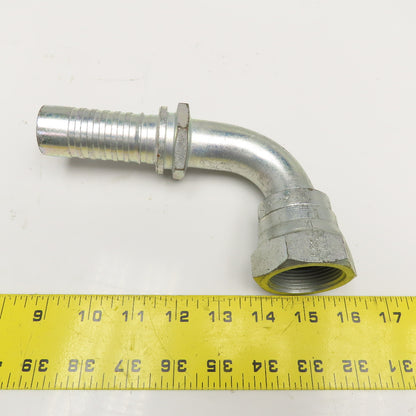 Gates 20PCS-20FJX90S 1-1/4 (-20) ID Hose Barb 1-1/4" JIC Female Swivel Elbow 90°