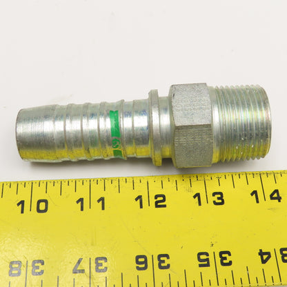 Gates 16GS-16MP 1" (-16) ID Hose Barb 1" NPT Male Straight Hydraulic Fitting