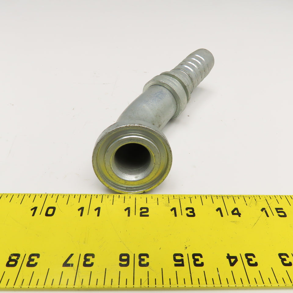Gates 16GS-16FL45M 1" (-16) Hose ID x 1-3/4" O-Ring Flange 45° Elbow