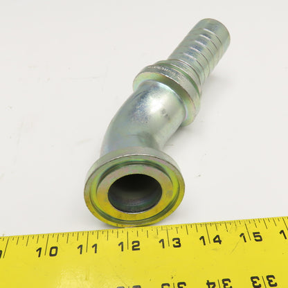 Gates 24GS-24FL45 1-1/2" (-24) Hose ID x 1-1/2" O-Ring Flange 45° Elbow