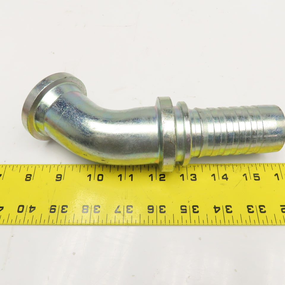 Gates 24GS-24FL45 1-1/2" (-24) Hose ID x 1-1/2" O-Ring Flange 45° Elbow