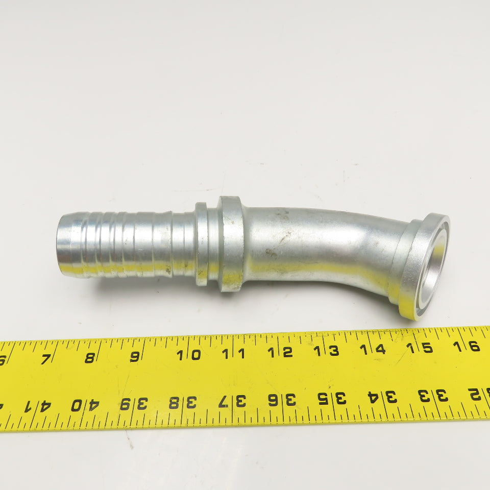 Gates G22306-2424 1-1/2" (-24) Hose ID x 2" O-Ring Flange 45° Elbow