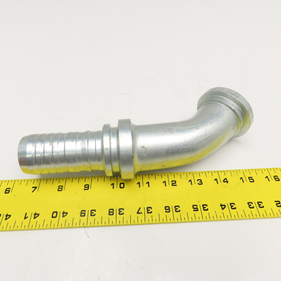 Gates G22306-2424 1-1/2" (-24) Hose ID x 2" O-Ring Flange 45° Elbow