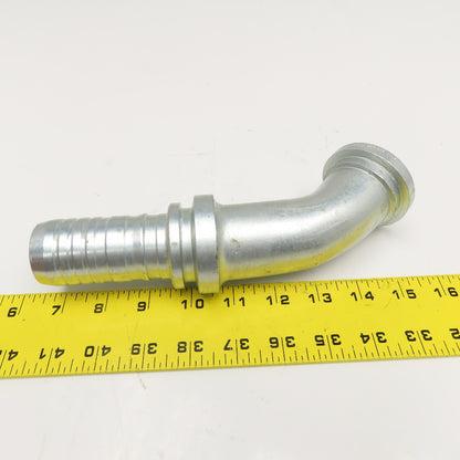 Gates G22306-2424 1-1/2" (-24) Hose ID x 2" O-Ring Flange 45° Elbow