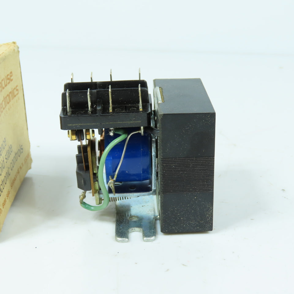 P.S. Syracuse Electronics A05191283 TIR 115A-20-2 Time Delay Relay 10A 115VAC