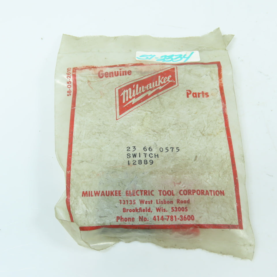 Milwaukee 23 66 0575 Genuine Replacement Switch