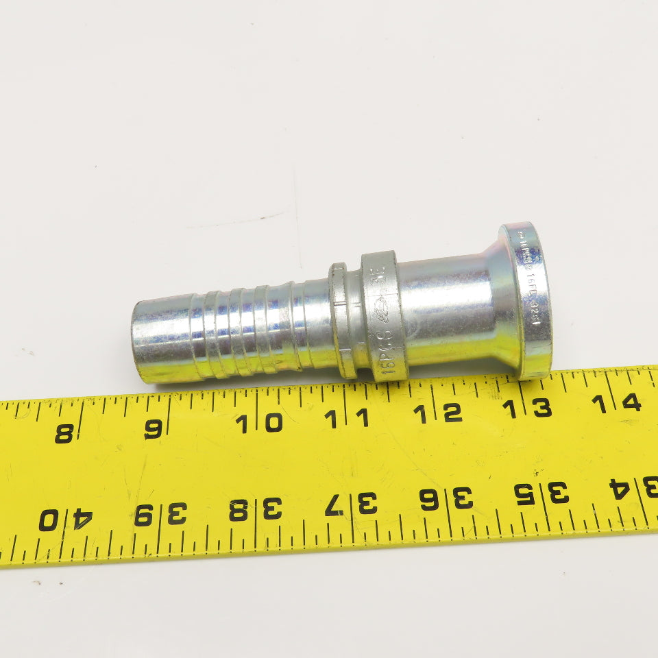 Gates 16PCS-16FL 1" (-16) ID Hose x 1" O-Ring Flange Straight Fitting