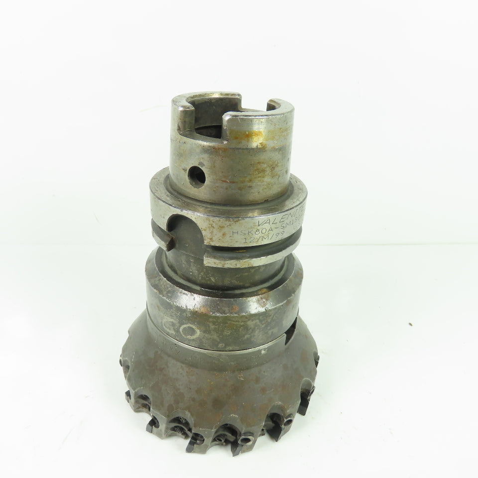 Valenite HSK80A-SM150-287 15-Insert Indexable Shell Face Mill Cuter 4-7/8"
