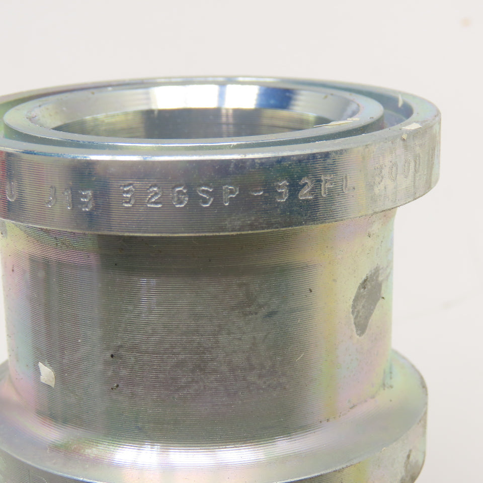 Gates 32GSP-32FL 2" (-32) ID Hose x 2" O-Ring Flange Straight Fitting