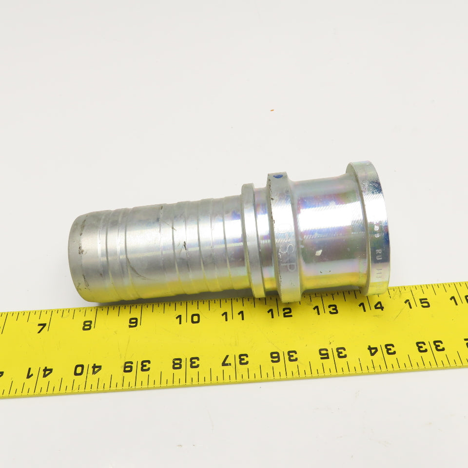 Gates 32GSP-32FL 2" (-32) ID Hose x 2" O-Ring Flange Straight Fitting