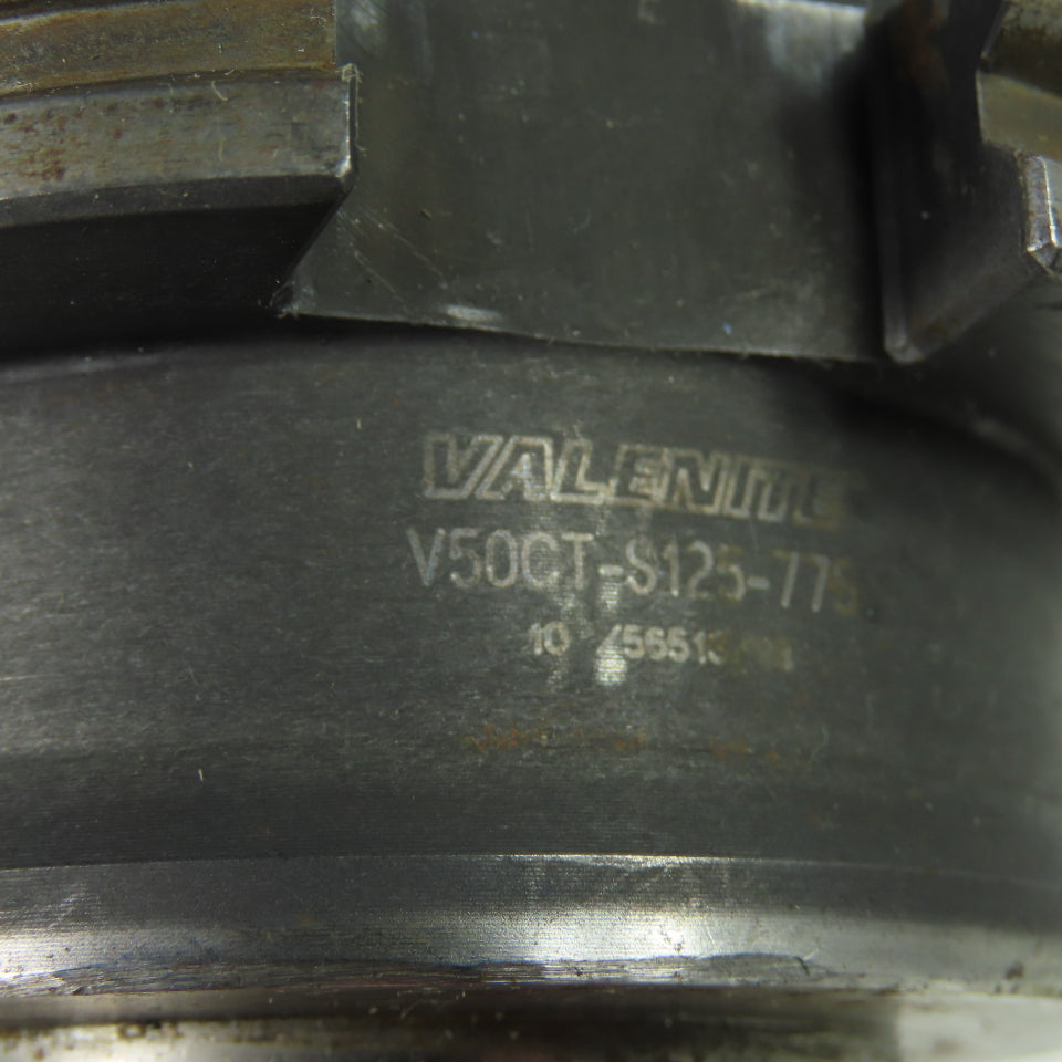 Valenite V50CT-S125-775 CAT50 End Mill Tool Holder CNC 5-5/8" Projection