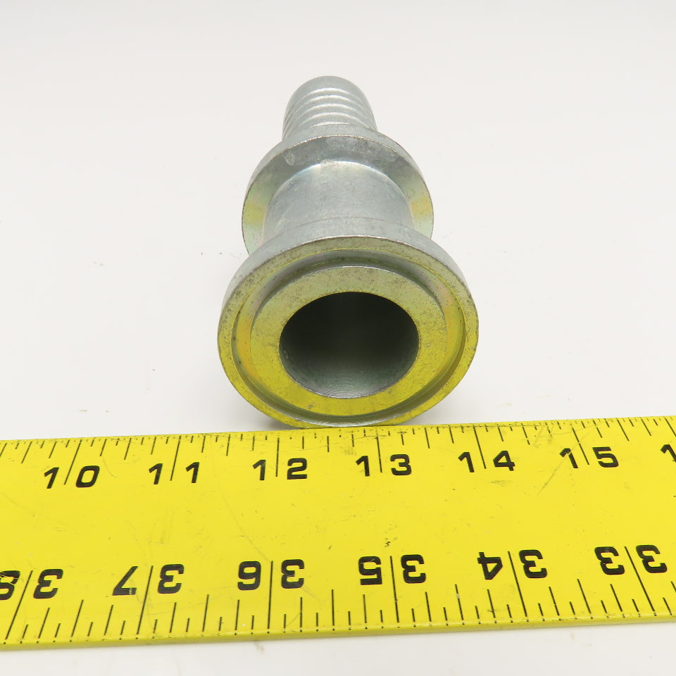 Gates 24PCS-24FL 1-1/2" (-24) ID Hose x 1-1/2" O-Ring Flange Straight Fitting