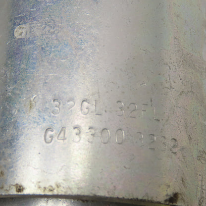 Gates 32GL-32FL 2" (-32) ID Hose x 2" O-Ring Flange Straight Crimp Fitting
