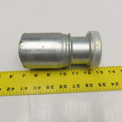 Gates 32GL-32FL 2" (-32) ID Hose x 2" O-Ring Flange Straight Crimp Fitting