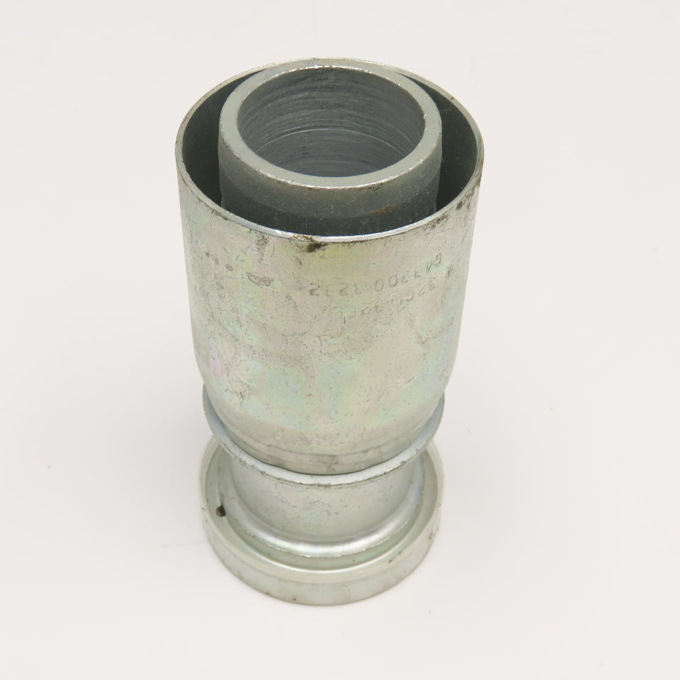 Gates 32GL-32FL 2" (-32) ID Hose x 2" O-Ring Flange Straight Crimp Fitting