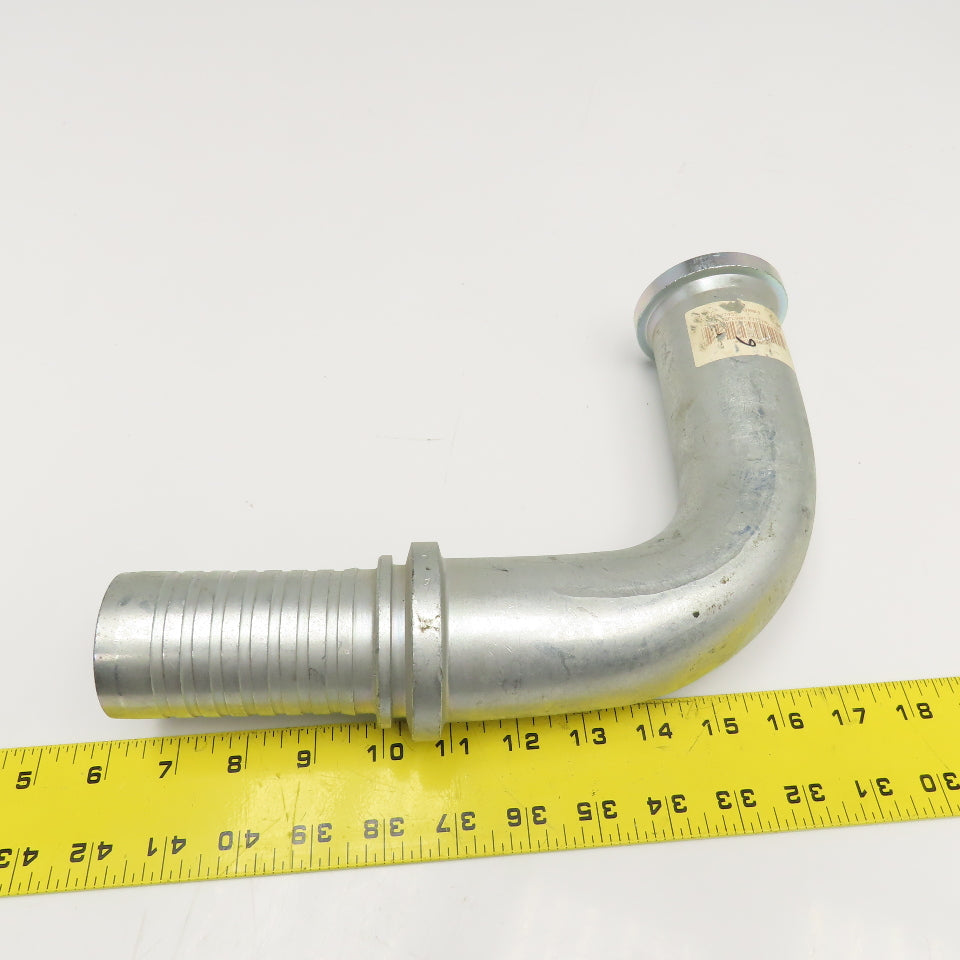 Gates 32-32FLM90 2" (-32) ID Hose x 2" O-Ring Flange Hose Barb Elbow 90°