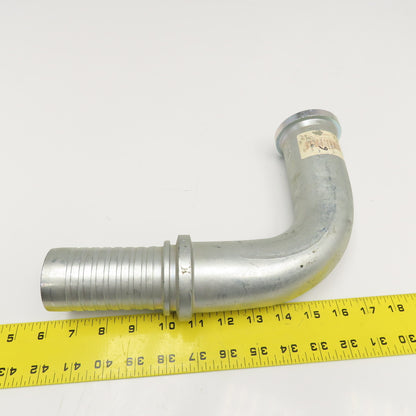 Gates 32-32FLM90 2" (-32) ID Hose x 2" O-Ring Flange Hose Barb Elbow 90°
