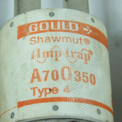 Gould Shawmut A70Q350 Amp-Trap Fuse 350A 700VAC 150C MaxType 4 Lot of 3